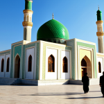 Historical Mosque Revival**

"A beautifully restored mosque in Turkmenistan, bathed in warm sunlight, fully clothed people are entering for prayer, appropriate attire, showcasing the architectural details, safe for work, perfect anatomy, correct proportions, natural pose, professional photography, high quality, modest, family-friendly, appropriate content."

**